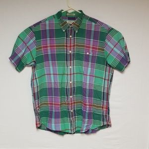 Orvis Short Sleeve Plaid Lightweight Button Up